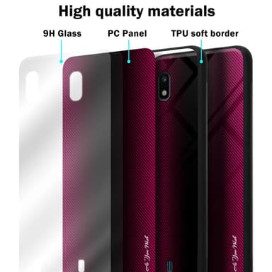 Samsung Galaxy A10 / M10 Deksel Case Cover (rosa)