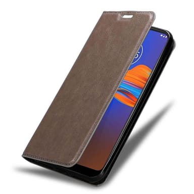 Motorola MOTO E6 PLUS lommebokdeksel case (brun)