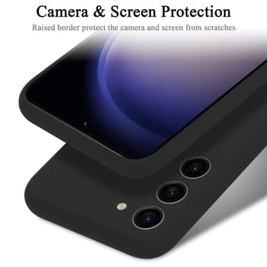 Samsung Galaxy S24 silikondeksel case (Svart)