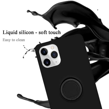 Deksel iPhone 11 PRO Ring Case (svart)