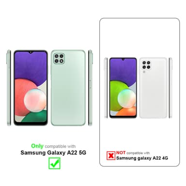 Samsung Galaxy A22 5G Deksel case (hvit)