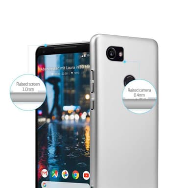 Deksel Google PIXEL 2 XL Case Cover (sølv)