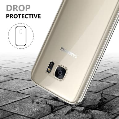 Samsung Galaxy S7 Deksel 360 Case Cover (gjennomsiktig)