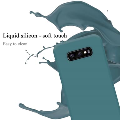 Samsung Galaxy S10e silikondeksel case (grønn)