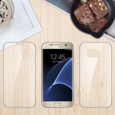 Samsung Galaxy S7 Deksel 360 Case Cover (gjennomsiktig)