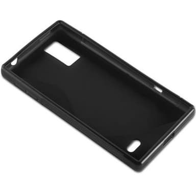 LG OPTIMUS GJ silikondeksel case (svart)