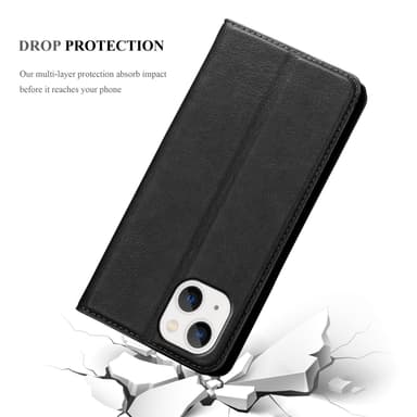 iPhone 14 lommebokdeksel case (svart)