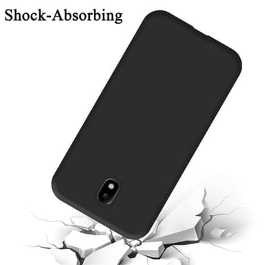 Samsung Galaxy J7 2017 silikondeksel case (svart)