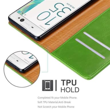 Sony Xperia XA lommebokdeksel etui (grønn)