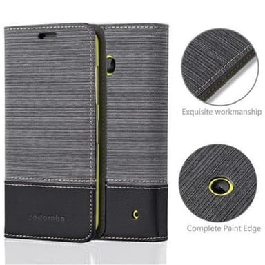 Nokia Lumia 630 / 635 lommebokdeksel etui (grå)