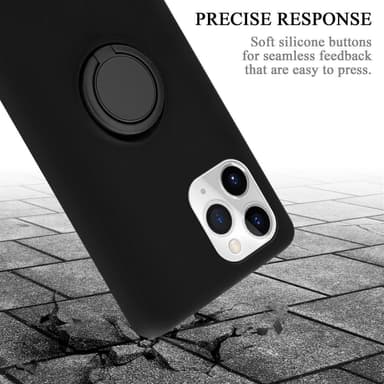 Deksel iPhone 11 PRO Ring Case (svart)