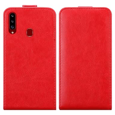 Samsung Galaxy A20s deksel flip cover (rød)