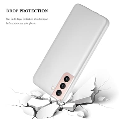 Deksel Samsung Galaxy S21 5G Case Cover (sølv)
