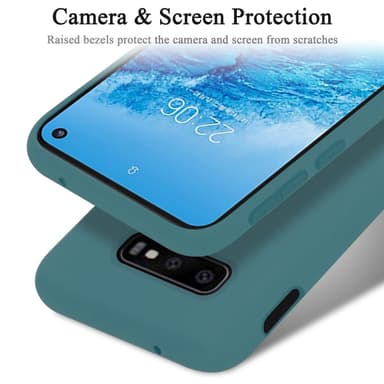 Samsung Galaxy S10e silikondeksel case (grønn)