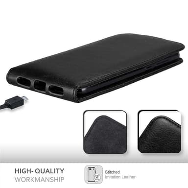 Honor 6A deksel flip cover (svart)