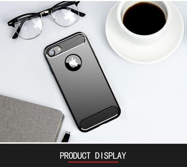 Deksel iPhone 7 / 7S / 8 ultra slim (svart)
