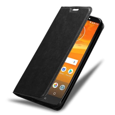 Motorola MOTO E5 PLUS lommebokdeksel case (svart)
