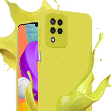 Samsung Galaxy M22 / M32 4G Deksel case (gul)