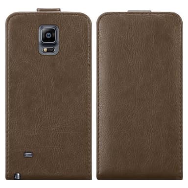 Samsung Galaxy NOTE 4 deksel flip cover (brun)