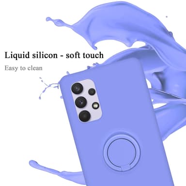 Deksel Samsung Galaxy A33 5G Ring Case (lilla)