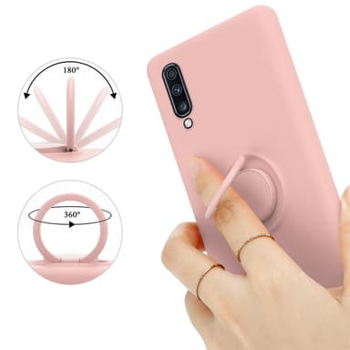 Deksel Samsung Galaxy A70 / A70s Ring Case (rosa)