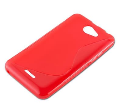 HTC Desire 316 / 516 silikondeksel case (rød)