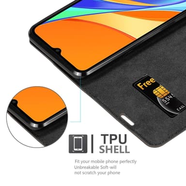 Xiaomi RedMi 9C lommebokdeksel case (brun)