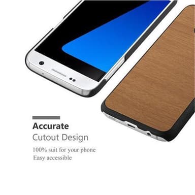 Samsung Galaxy S7 Hardt Deksel Case (brun)