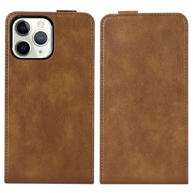 iPhone 13 Deksel Flip Case (brun)