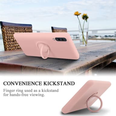 Deksel Samsung Galaxy A70 / A70s Ring Case (rosa)