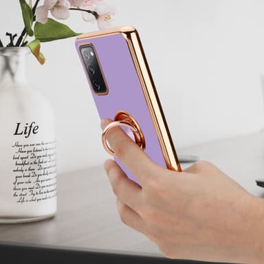 Samsung Galaxy S20 FE silikondeksel case (lilla)