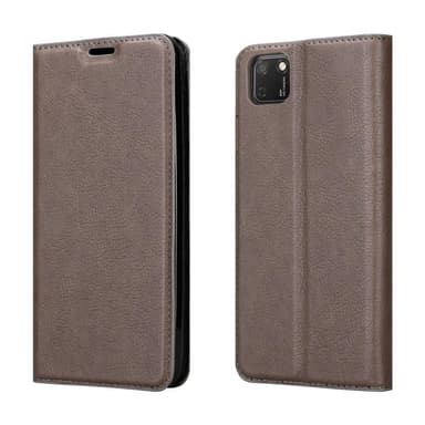 Honor 9S / Huawei Y5P lommebokdeksel case (brun)