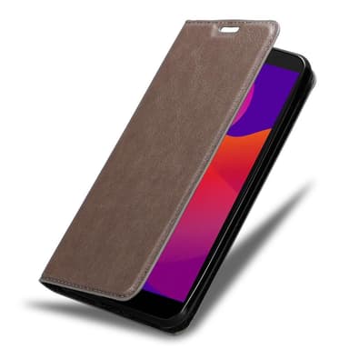 Honor 9S / Huawei Y5P lommebokdeksel case (brun)