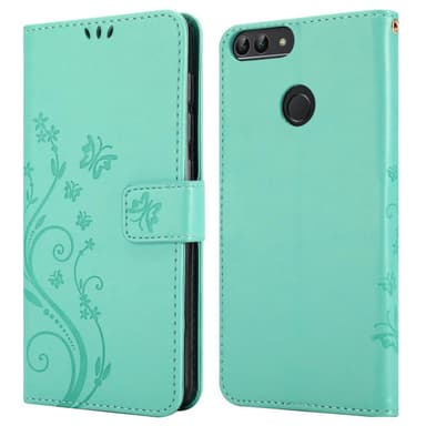 Huawei P SMART 2018 / Enjoy 7S lommebokdeksel Blomster