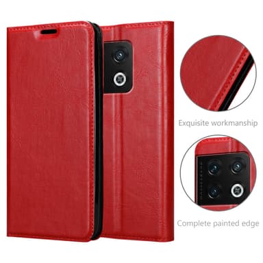 OnePlus 10 PRO 5G lommebokdeksel case (rød)