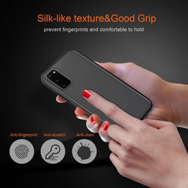 Samsung Galaxy S20 Deksel Case Cover (gjennomsiktig)
