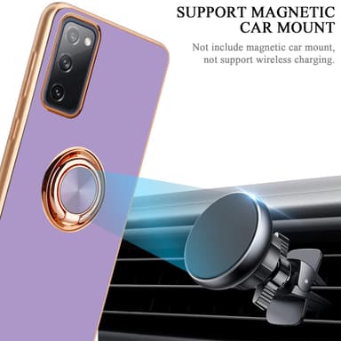 Samsung Galaxy S20 FE silikondeksel case (lilla)
