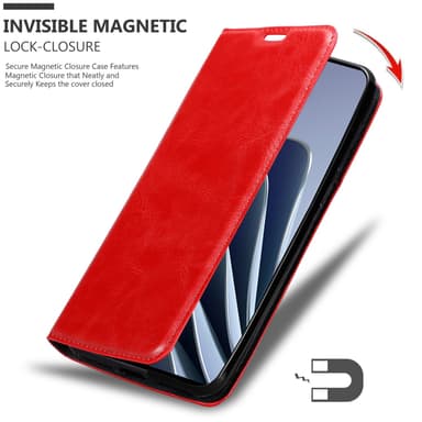OnePlus 10 PRO 5G lommebokdeksel case (rød)