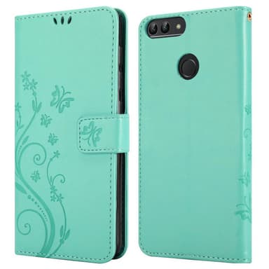 Huawei P SMART 2018 / Enjoy 7S lommebokdeksel Blomster