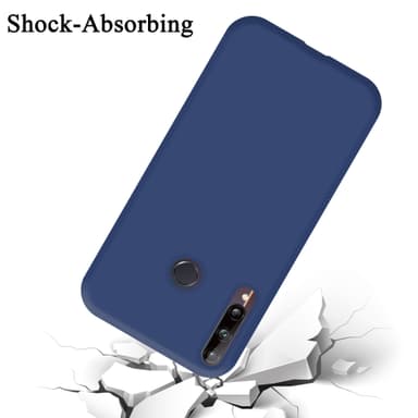 Huawei P40 LITE E silikondeksel case (blå)