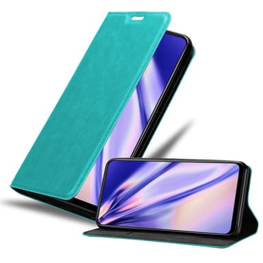 Oppo A94 5G lommebokdeksel case (turkis)