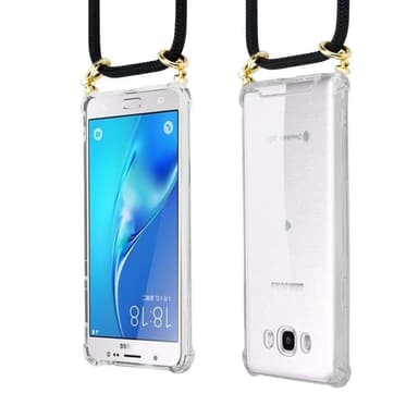 Samsung Galaxy J7 2016 Deksel med Halskjede (svart)