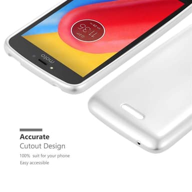 Deksel Motorola MOTO C PLUS Case Cover (sølv)