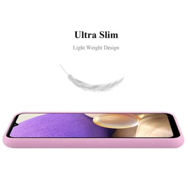 Deksel Samsung Galaxy A32 5G Silikon cover (rosa)
