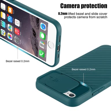iPhone 6 / 6S silikondeksel case (grønn)