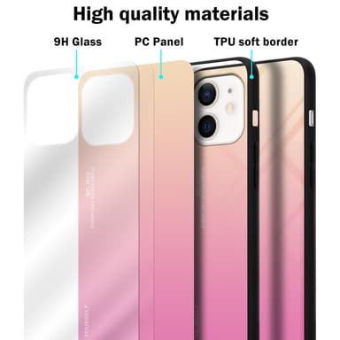 Deksel iPhone 12 MINI Case Cover (svart)