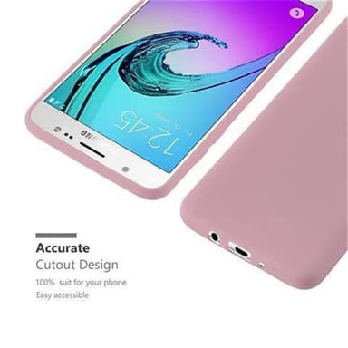 Deksel Samsung Galaxy J7 2016 Silikon cover (rosa)