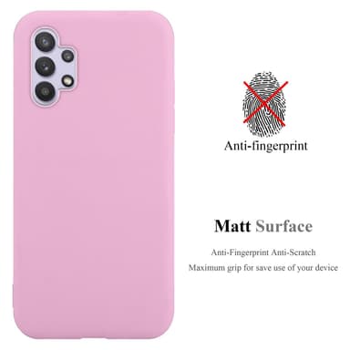 Deksel Samsung Galaxy A32 5G Silikon cover (rosa)