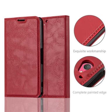 Sony Xperia Z2 COMPACT lommebokdeksel case (rød)