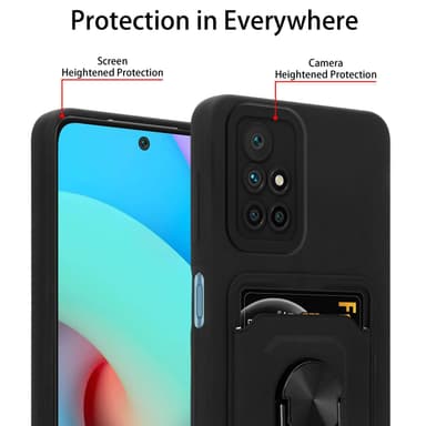 Xiaomi RedMi 10 4G Deksel case (Svart)